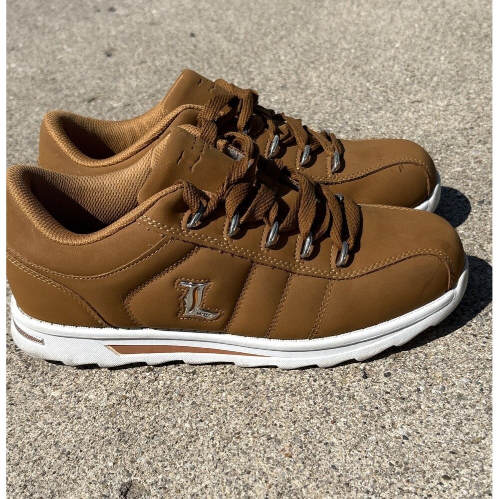 Lugz MTEMPO Low Top Sneakers Shoes Men’s Size 8.5 Golden Wheat Tan Y2K 90s